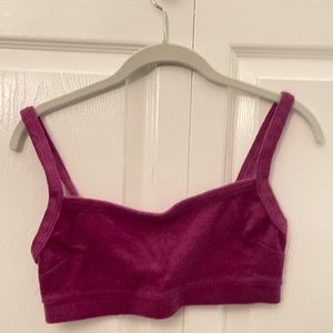 urban outfitters cropped size small purple